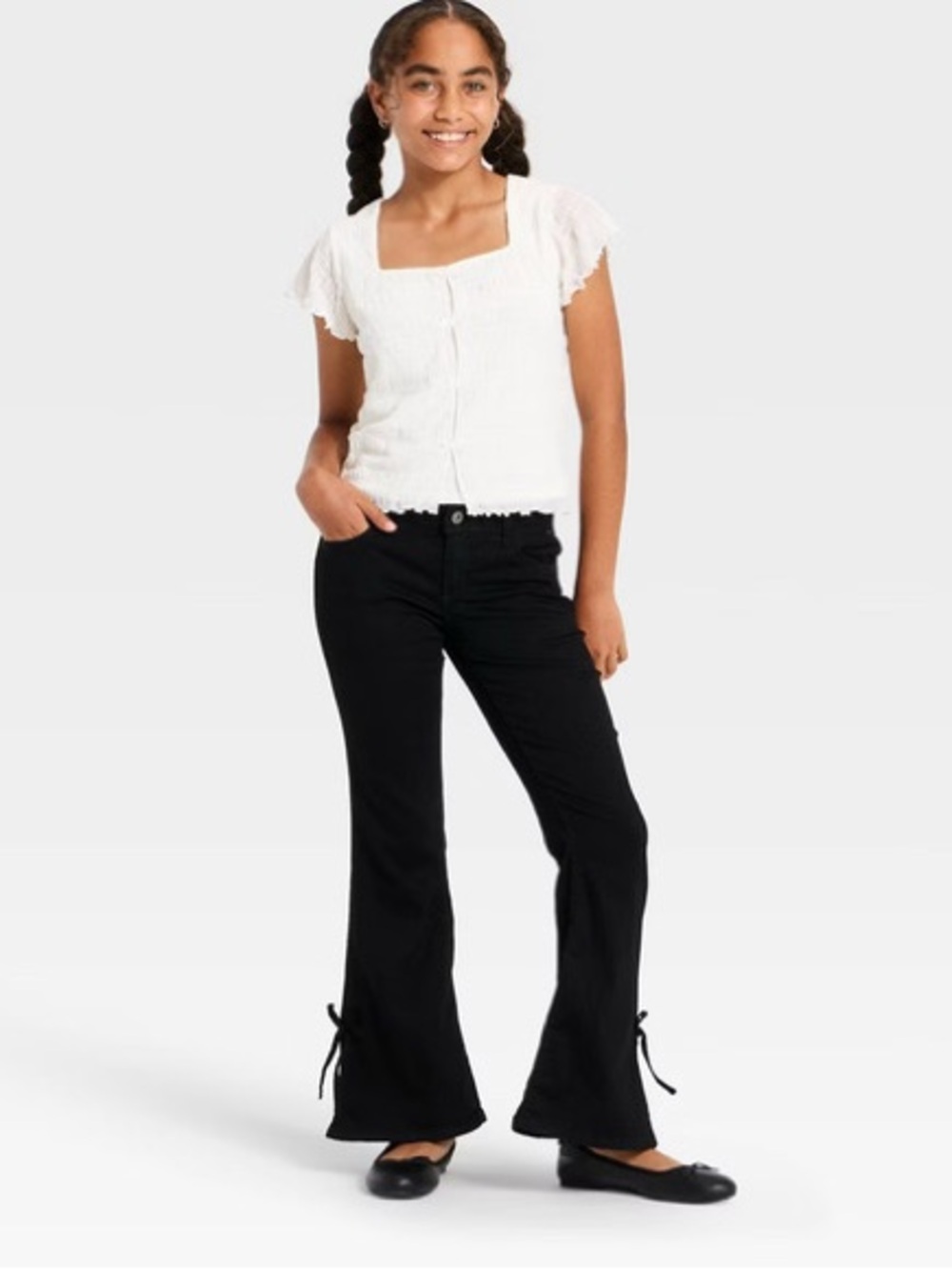 Art Class Black Jeans with Button Fly size 14